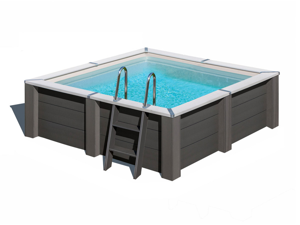 Piscine composite avant-garde carrée 3,15 x 3,15 x 0,96 m