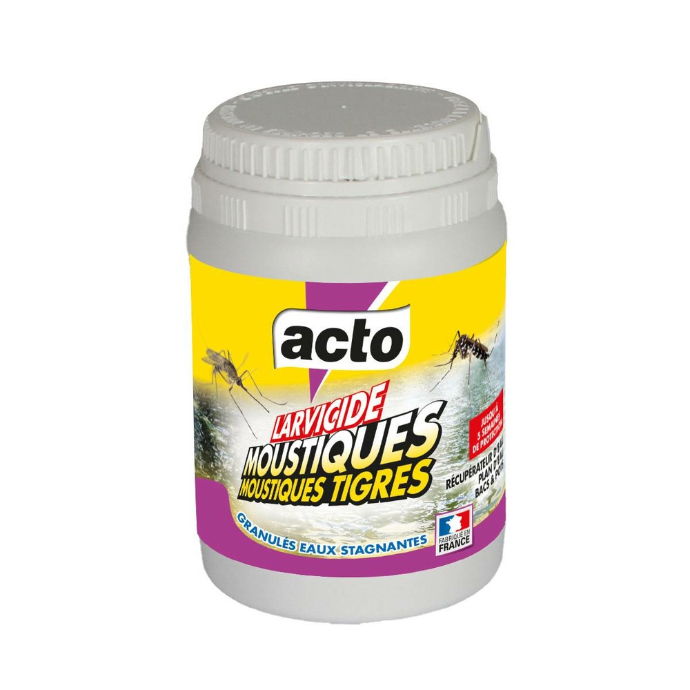 Acto larvicide : éradiquez les moustiques dans votre jardin