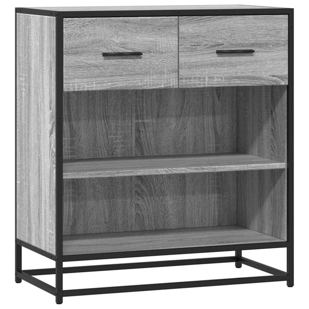 Buffet sonoma gris 68x35x76 cm bois d'ingénierie