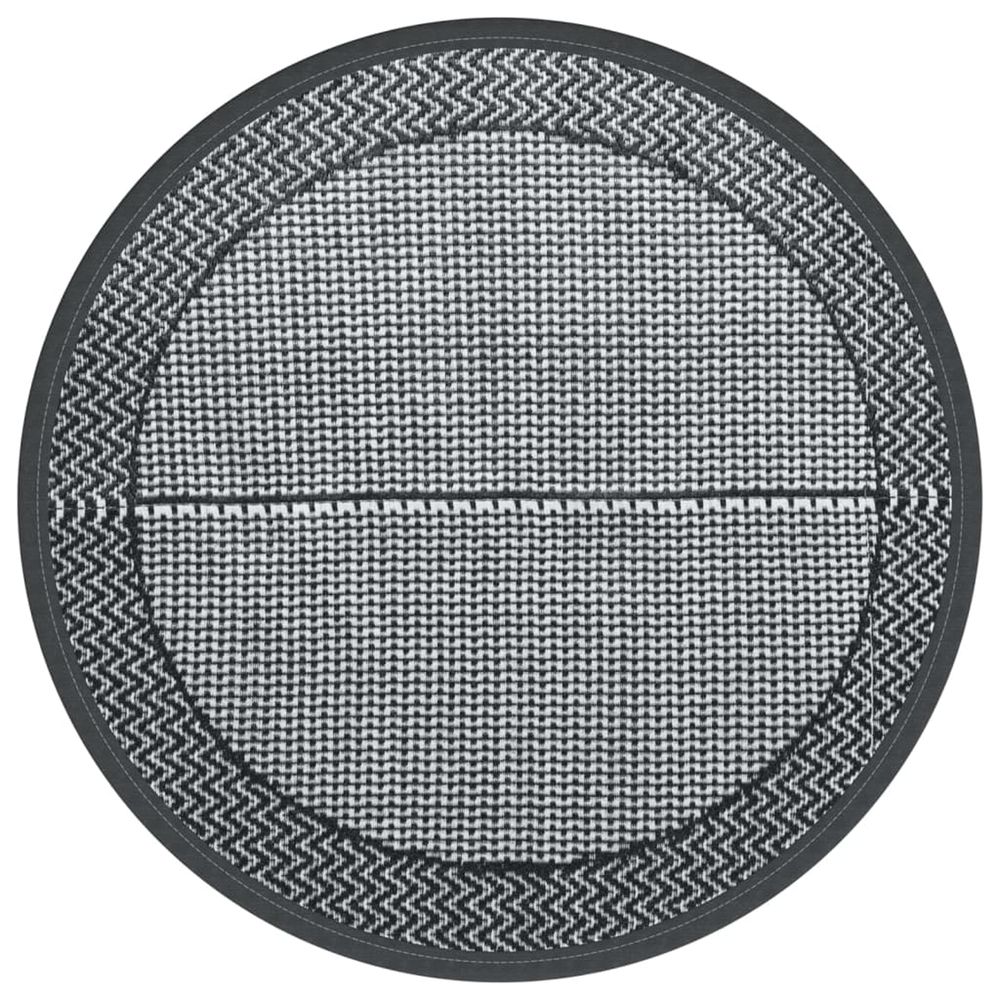 Tapis d'extérieur arakil gris ø160 cm pp