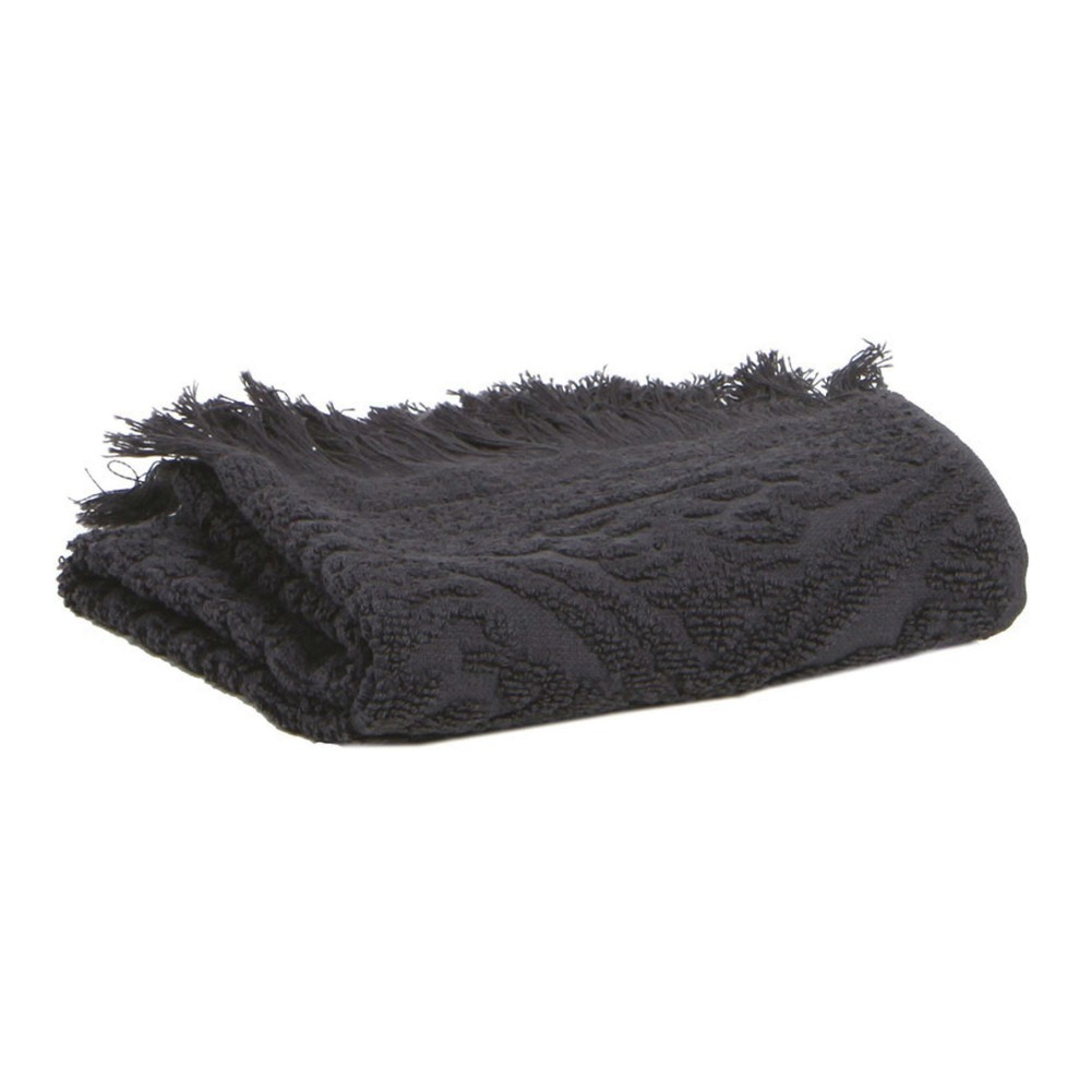 Drap de bain zoé carbone 100 x 180 cm