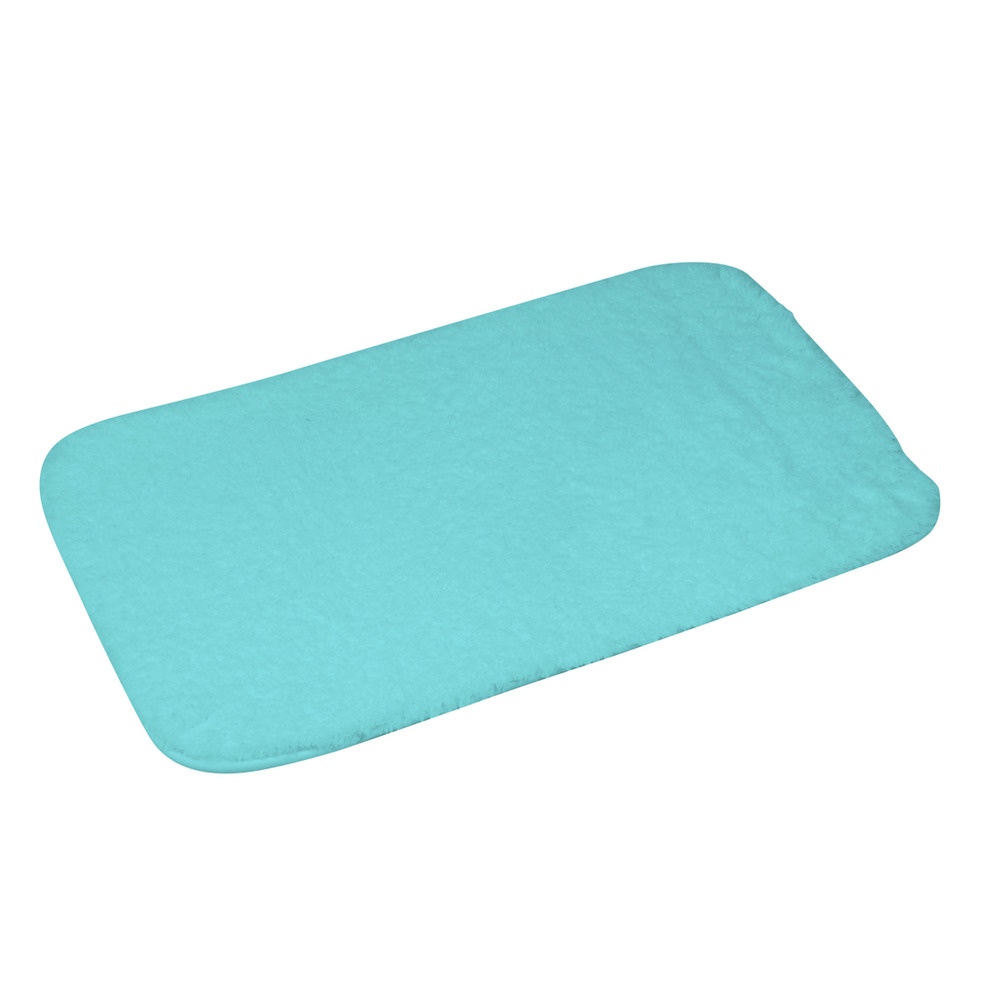 Tapis de bain chinchilla menthe 50x80 cm