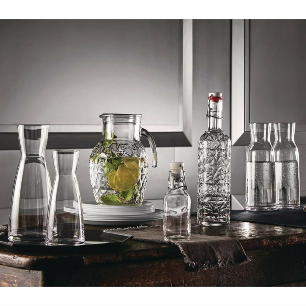 Carafe pour bar restaurant transparente 0.5 à 1l - lot de 6 - luigi bormioli