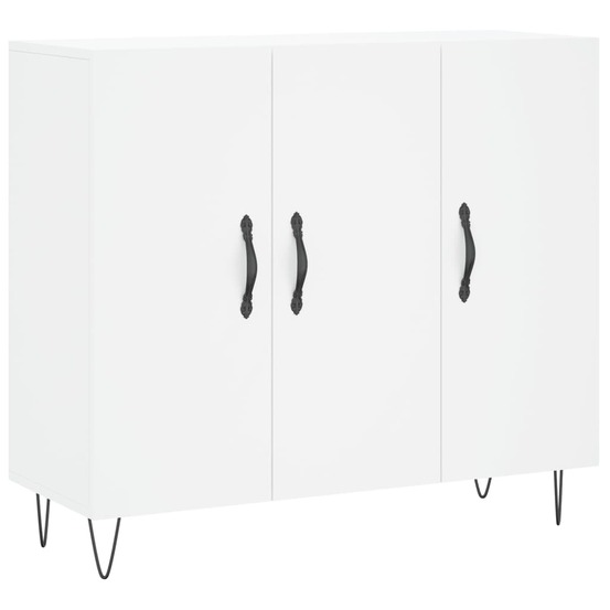 Buffet bahut commode armoire meuble de rangement organisateur cuisine salle de séjour salon 90 x 34 x 80 cm bois d'ingénierie