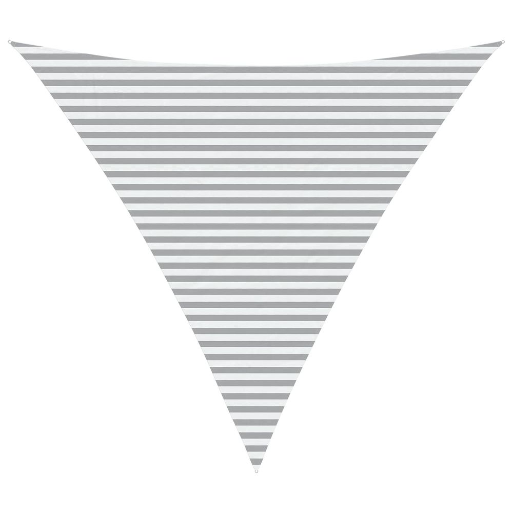 Voile d'ombre triangulaire 6 x 6 x 6 m 100 % polyester oxford