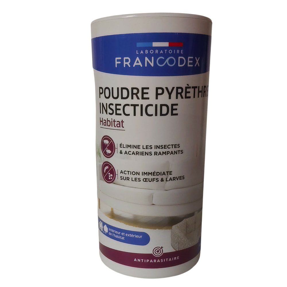 Poudre insecticide pyrèthre habitat 500g