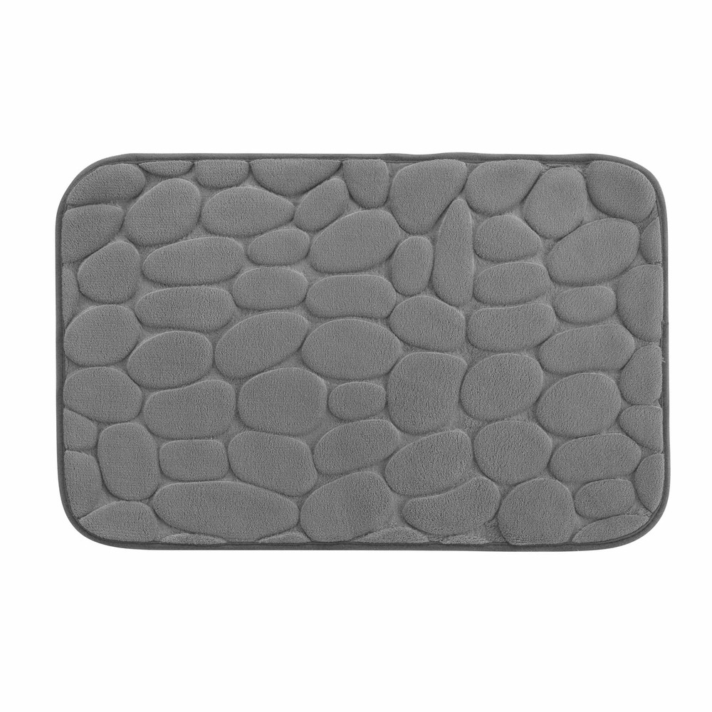 Tapis de bain 50 x 80 cm ricochet anthracite