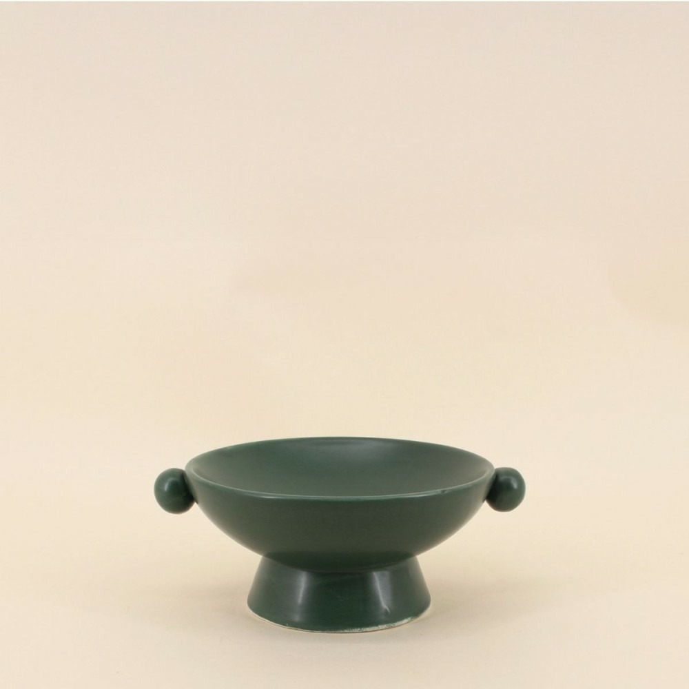 Coupe sur pied en céramique 19x8cm
