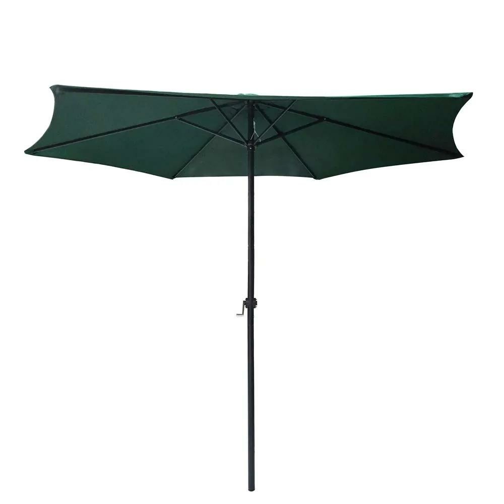 Parasol rond ø 2,70 m polyester 160 g/m² vert