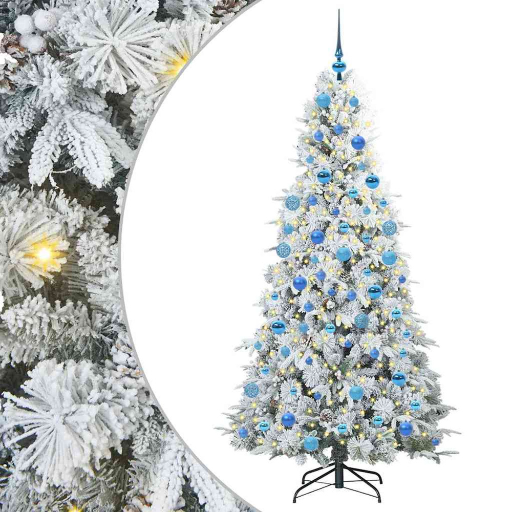 Sapin de noël artificiel à branches articulées blanc 180 cm