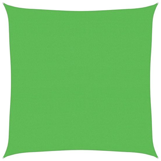 Voile d'ombrage 160 g/m² vert clair 5x5 m pehd