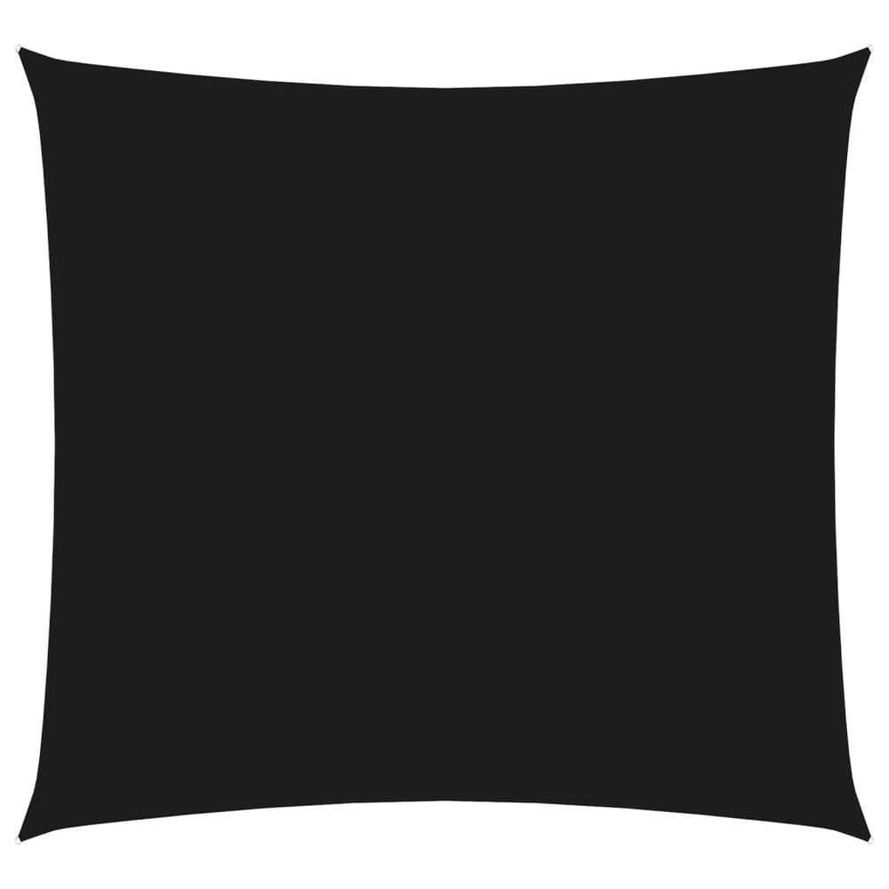 Voile de parasol tissu oxford carré 3x3 m noir