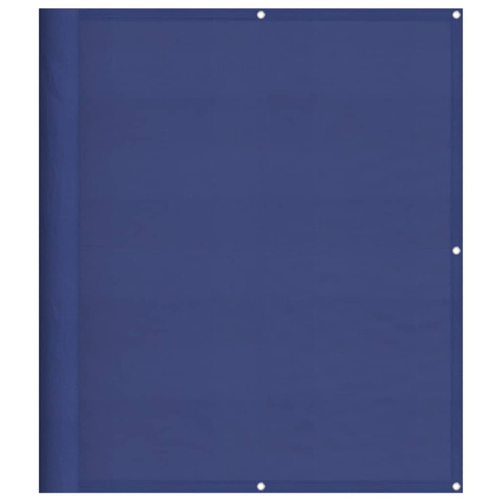 Écran de balcon bleu 120x800 cm 100% polyester oxford