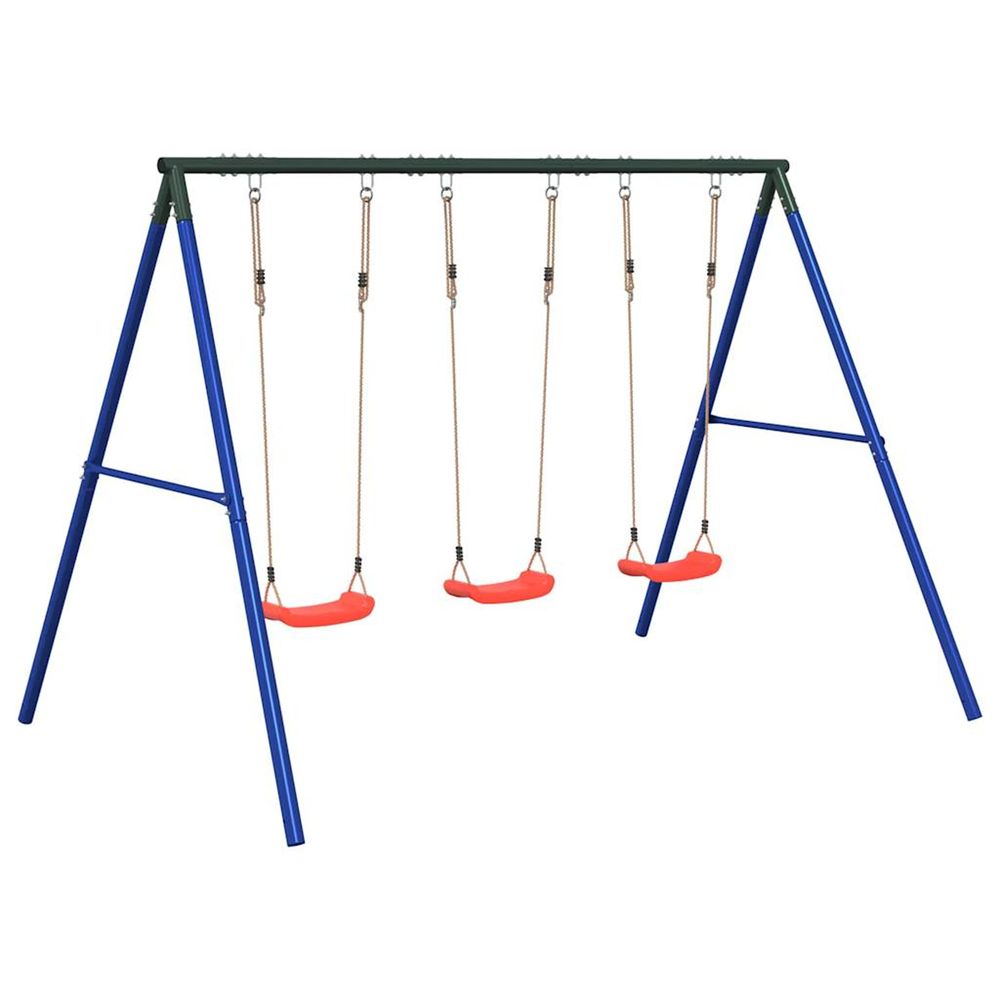 Ensemble de balançoire d'extérieur avec 3 balançoires