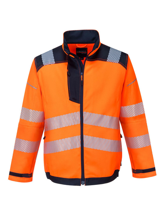 Veste hv pw3 couleur : orange/marine taille s - portwest