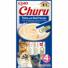 Collation pour chat inaba churu 4 x 14 g thon veau