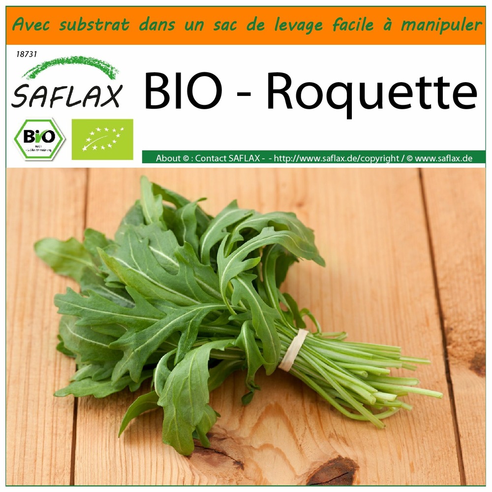 Garden in the bag - bio - roquette - 3000 graines - eruca sativa
