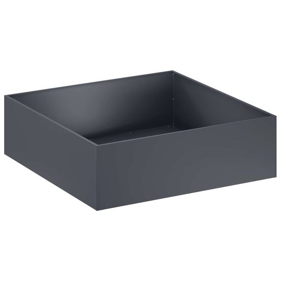 Cache-pot de jardin anthracite 100 x 100 x 30 cm