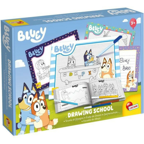 Ecole de dessin - bluey drawing school - kit complet pour apprendre a dessiner - lisciani
