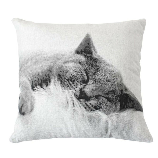 Coussin déco chat