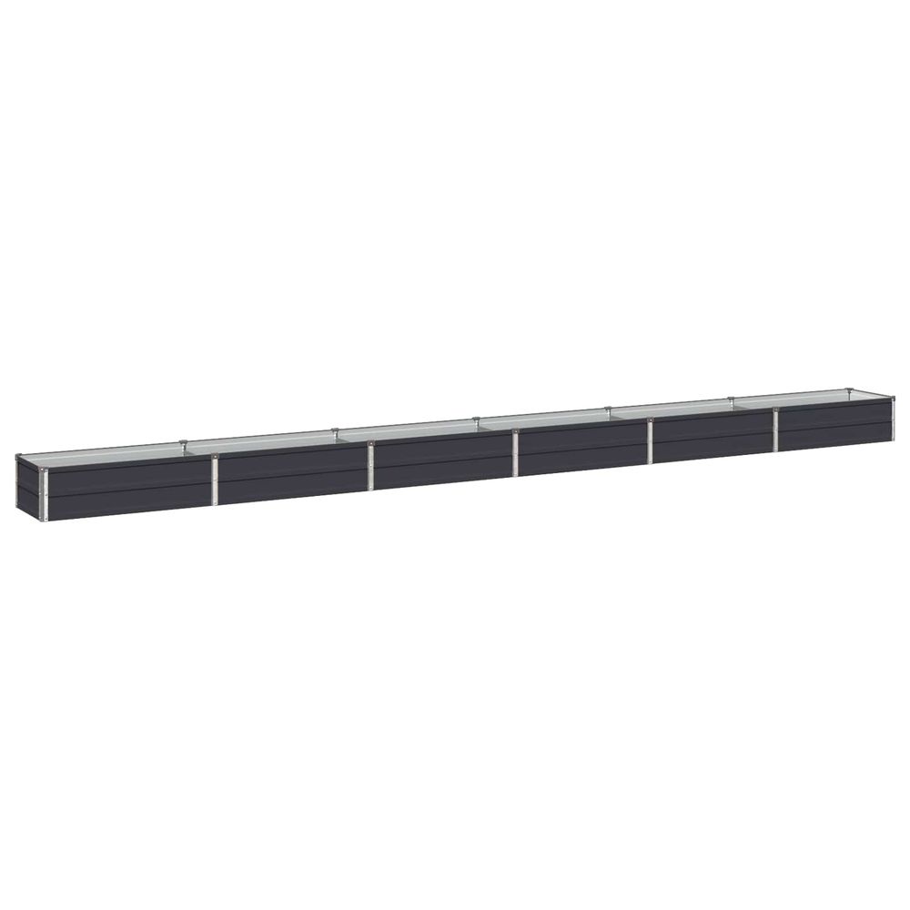 Jardin surélevé anthracite 480 x 40 x 24 cm