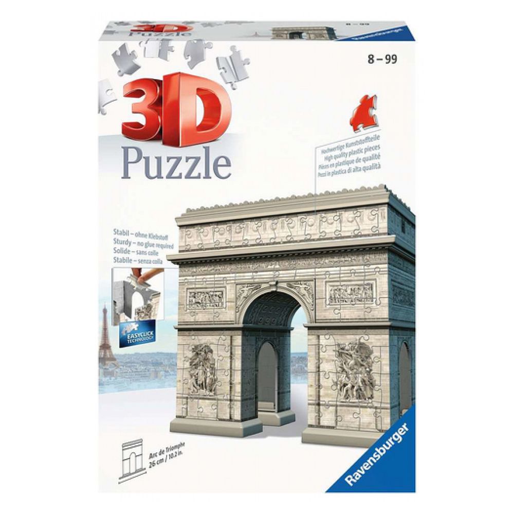 216 pcs puzzle 3d arc de triomphe