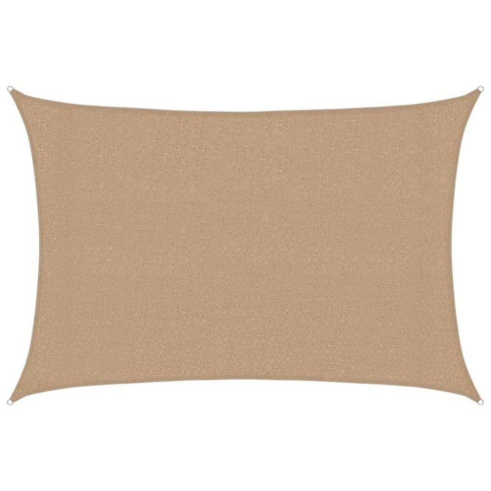 Voile d'ombrage 160 g/m² taupe 3x4 m pehd