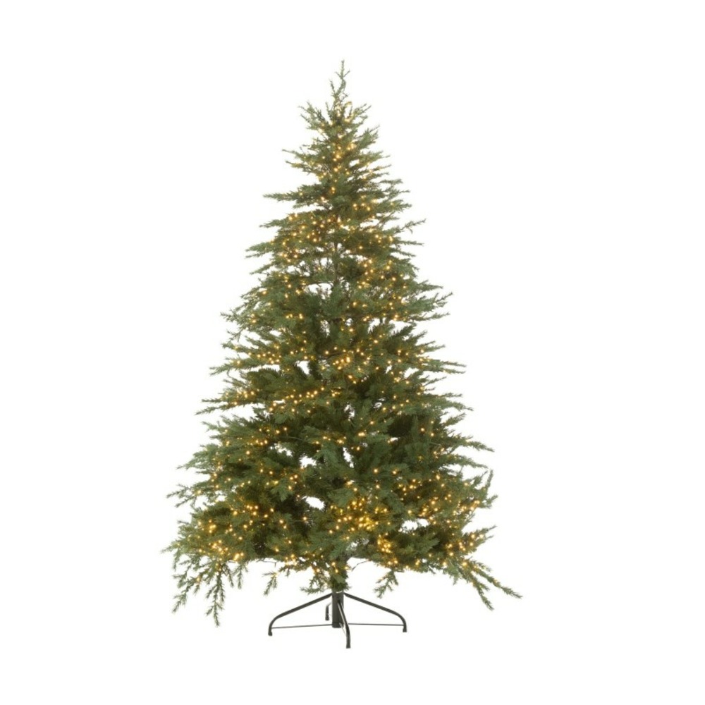 Sapin de noël artificiel vert foncé avec 1600 led h.190 cm h190