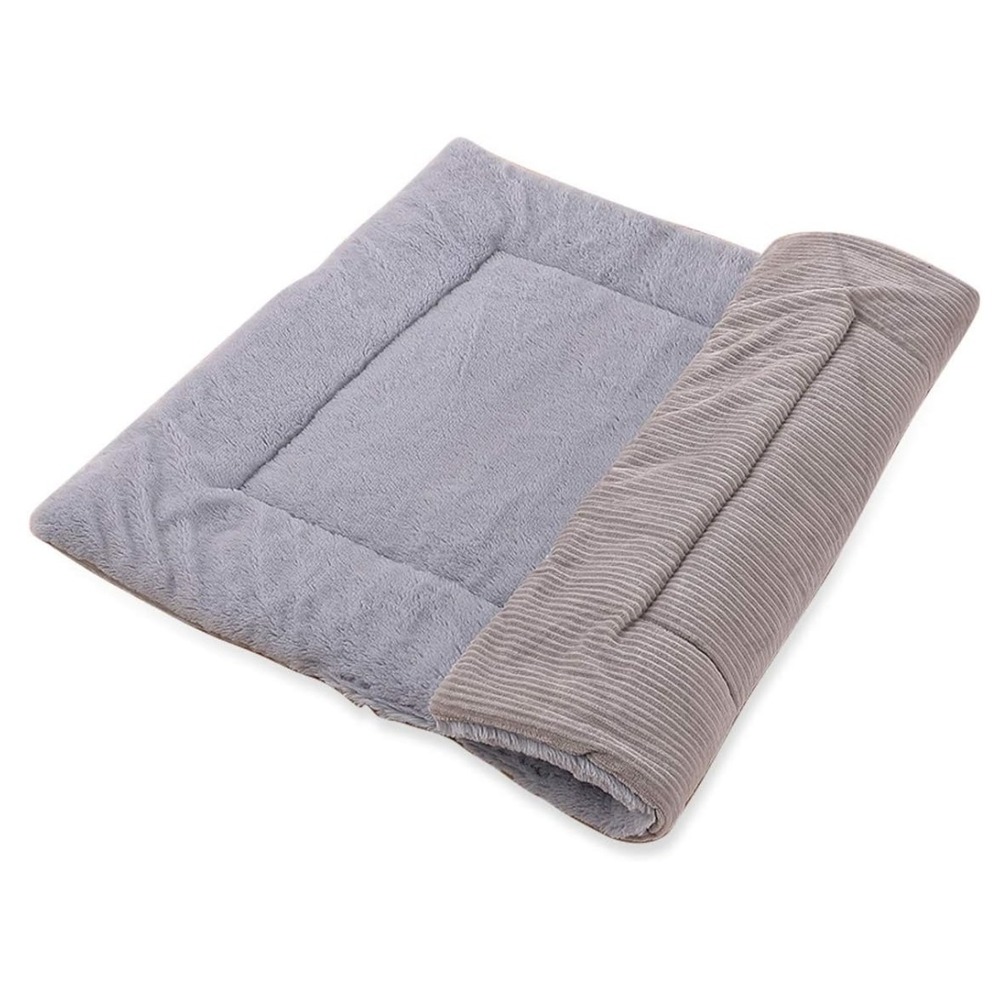 75*50cm coussin de lit pour chien,réversible,velours côtelé