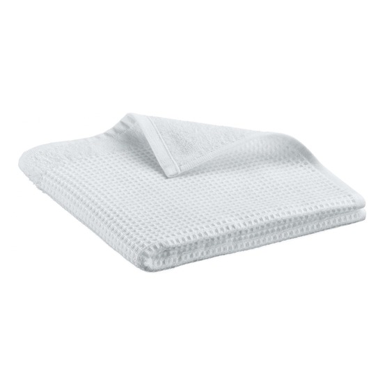 Drap de bain recyclé abby blanc 90 x 150 cm