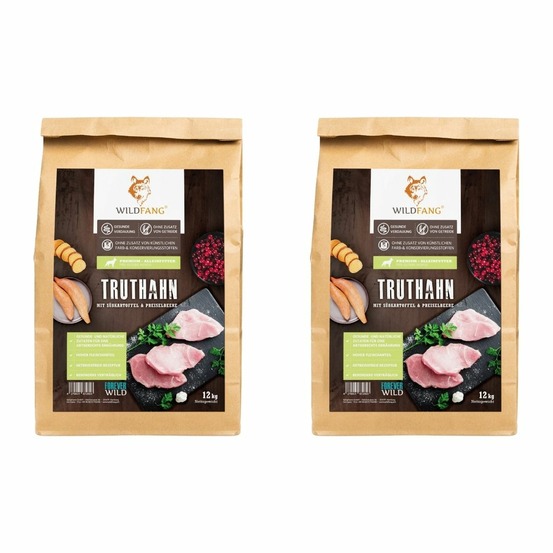 Wildfang - aliment sec pour peaux sensibles à la dinde - sans céréales