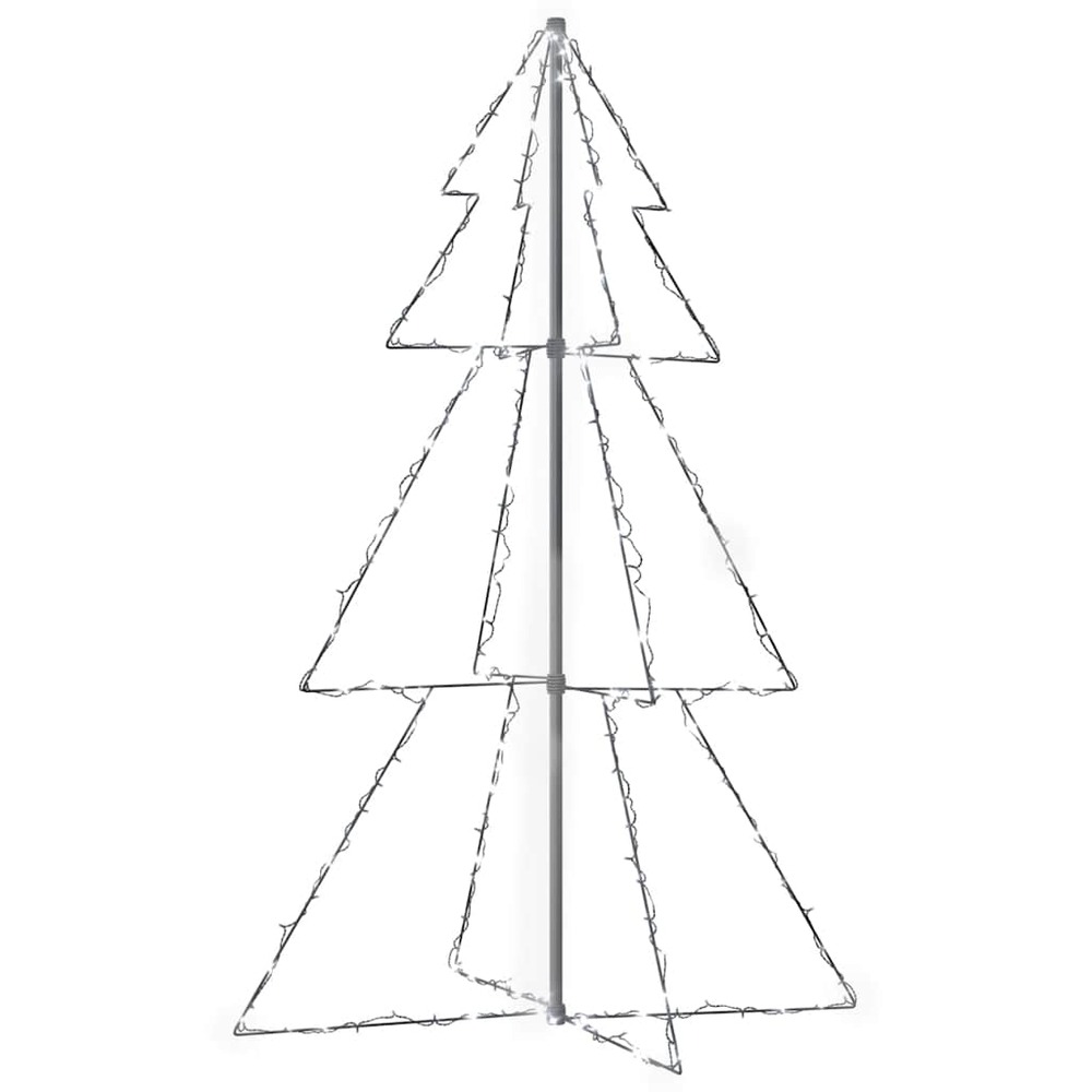Arbre de noël cône 200 led d'intérieur/d'extérieur 98x150 cm