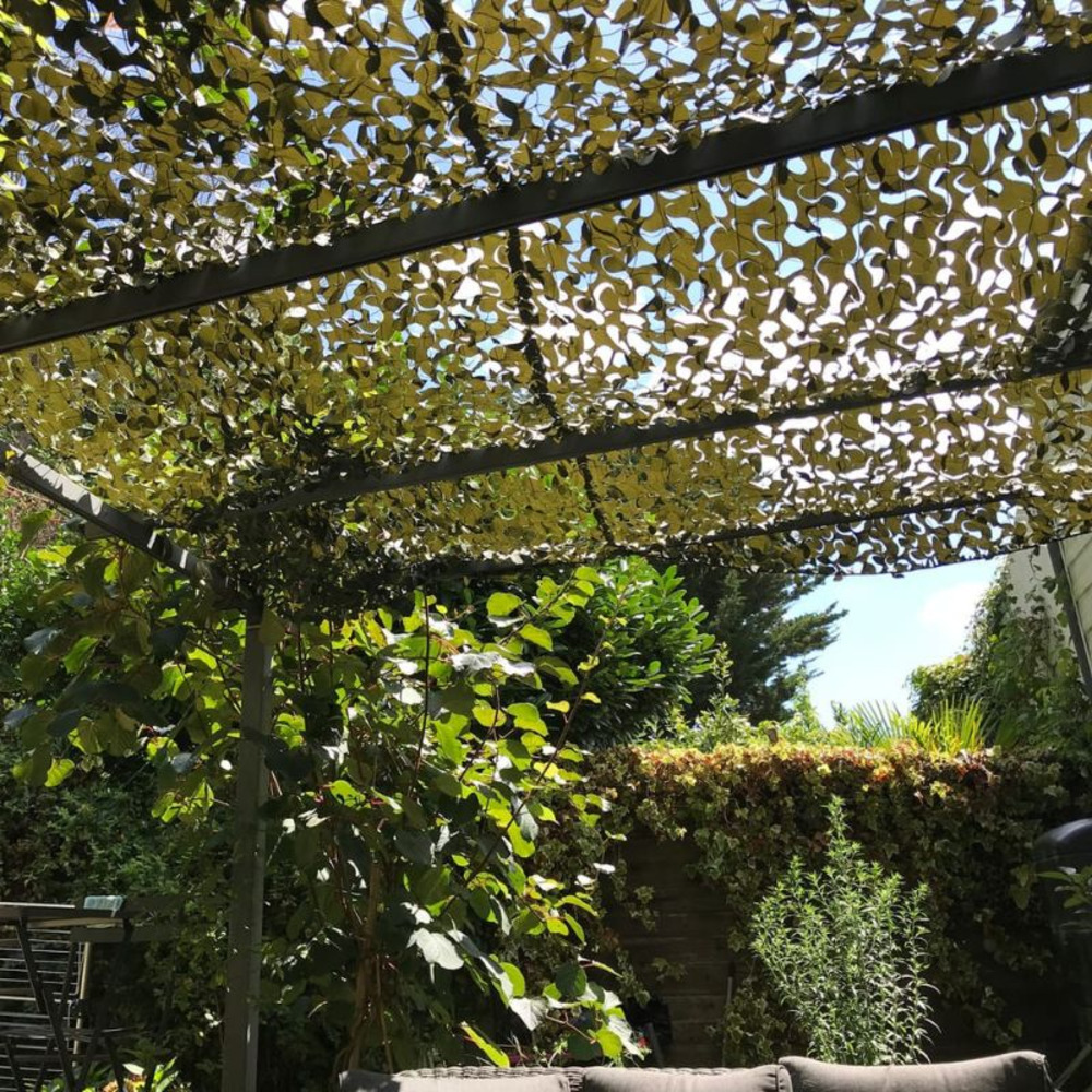 Filet de camouflage renforcé vert 6x8m