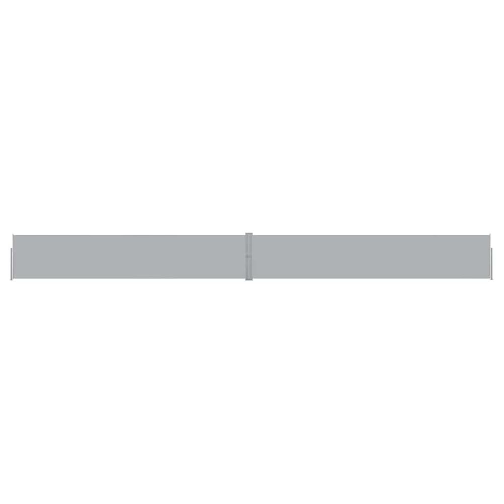 Auvent latéral rétractable de patio 140x1200 cm anthracite