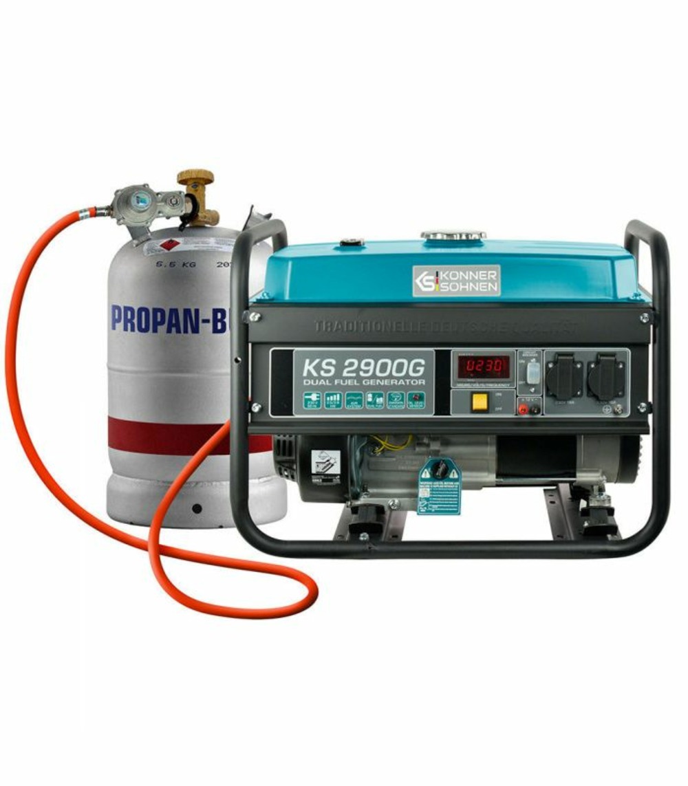 Groupe électrogène à essence/gaz könner & söhnen ks 2900g