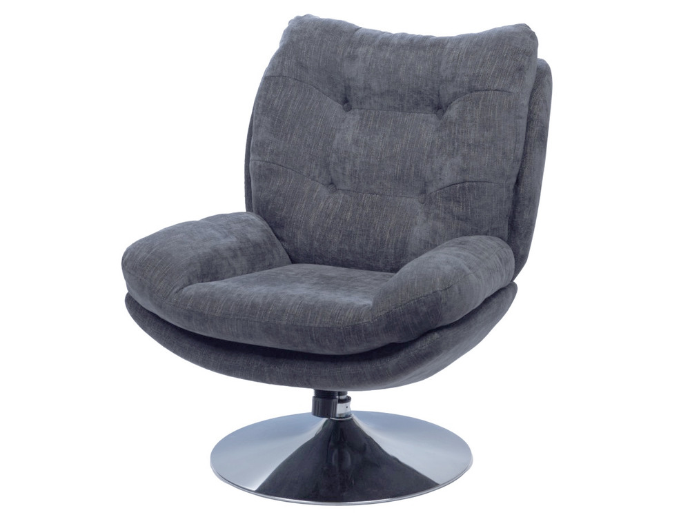 Fauteuil pivotant magnum anthracite