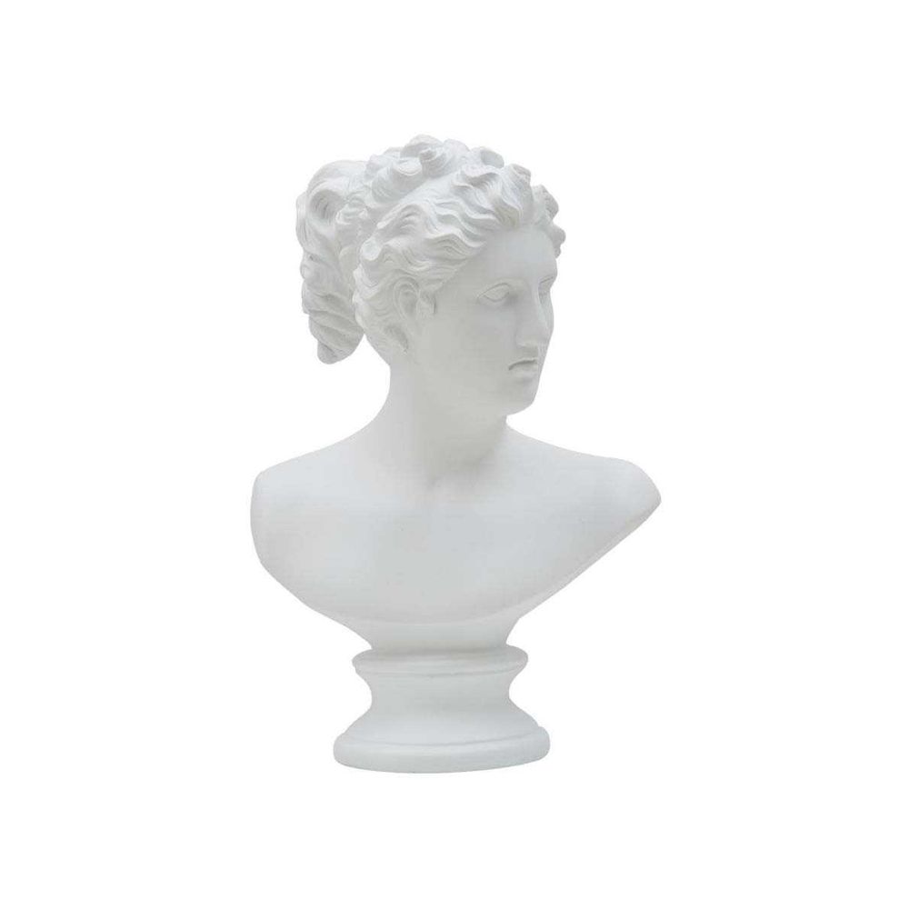 Sculture en polyrésine roman buste femme