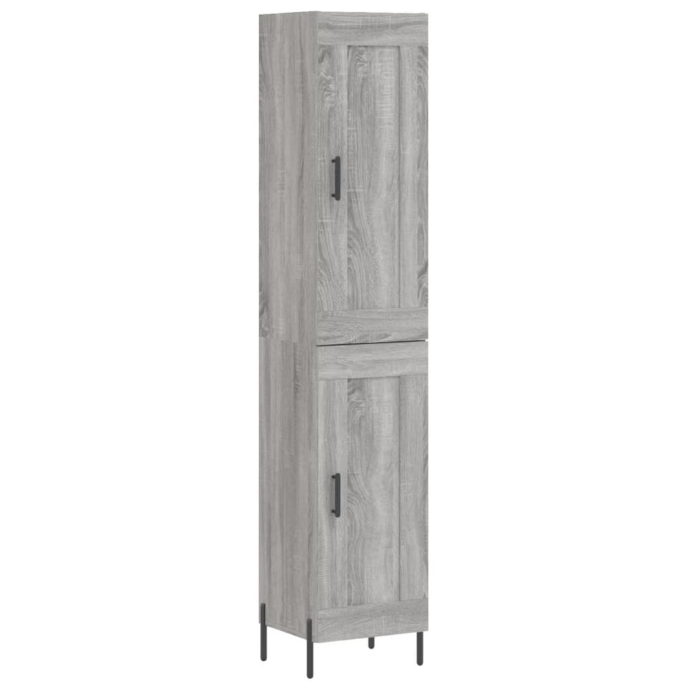 Buffet bahut commode armoire meuble de rangement organisateur cuisine salle de séjour salon haut sonoma 34,5 x 34 x 180 cm bo