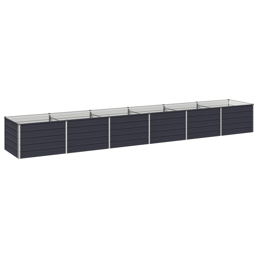 Jardin surélevé anthracite 480 x 80 x 55 cm