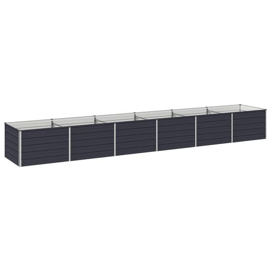 Jardin surélevé anthracite 480 x 80 x 55 cm