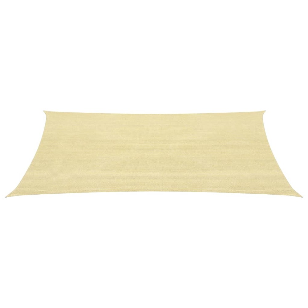 Parasol en pehd rectangulaire 4 x 6 m beige