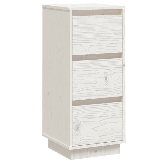Buffet bahut commode armoire meuble de rangement organisateur cuisine salle de séjour salon 32 x 34 x 75 cm bois massif de pi