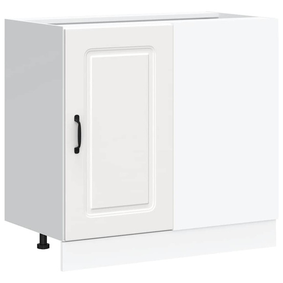 Armoire de cuisine kalmar blanc bois d'ingénierie