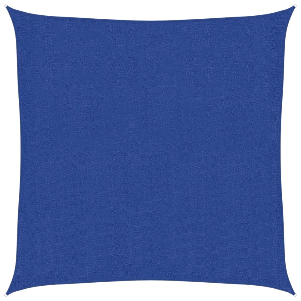 Voile d'ombrage 160 g/m² carré bleu 3x3 m pehd