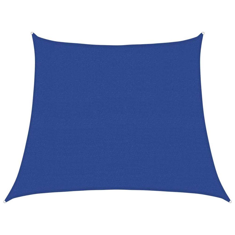Voile d'ombrage 160 g/m² trapèze bleu 3/4x3 m pehd
