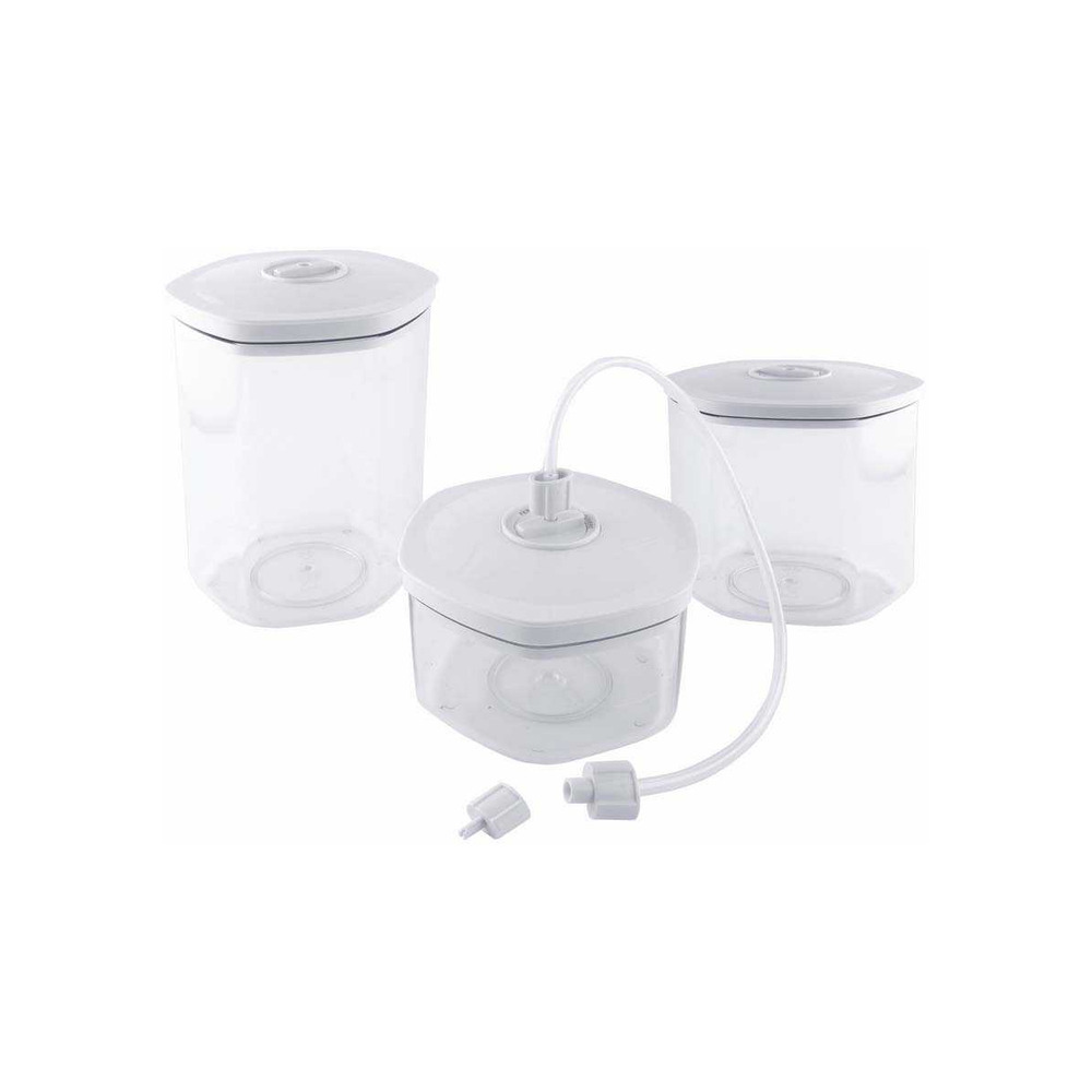 Boîtes sous vide en plastique (lot de 3)