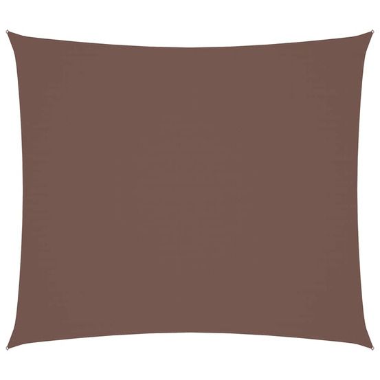 Voile de parasol tissu oxford rectangulaire 2x2,5 m marron