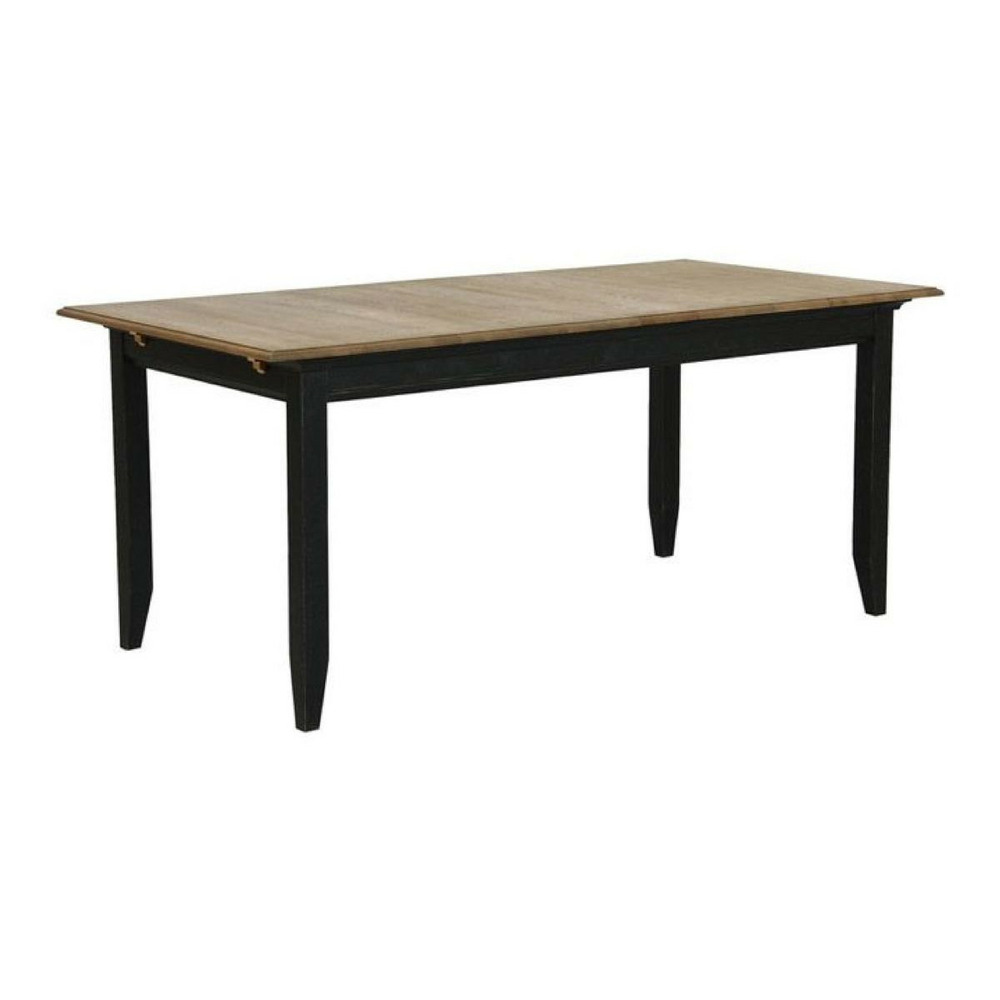 Table rectangulaire extensible bois noir - esquisse interior's