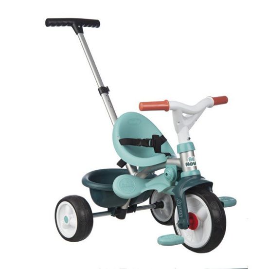 Smoby - tricycle be move confort bleu- dès 10mois - fabriqué en france