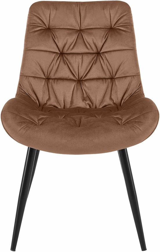 Chaise de salle à manger en velours rossford